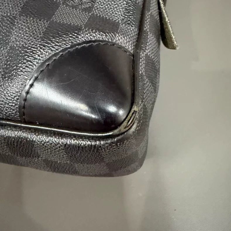 Louis Vuitton Louis Vuitton Black Checkerboard Document Bag-yf Size ONE SIZE - 5 Thumbnail