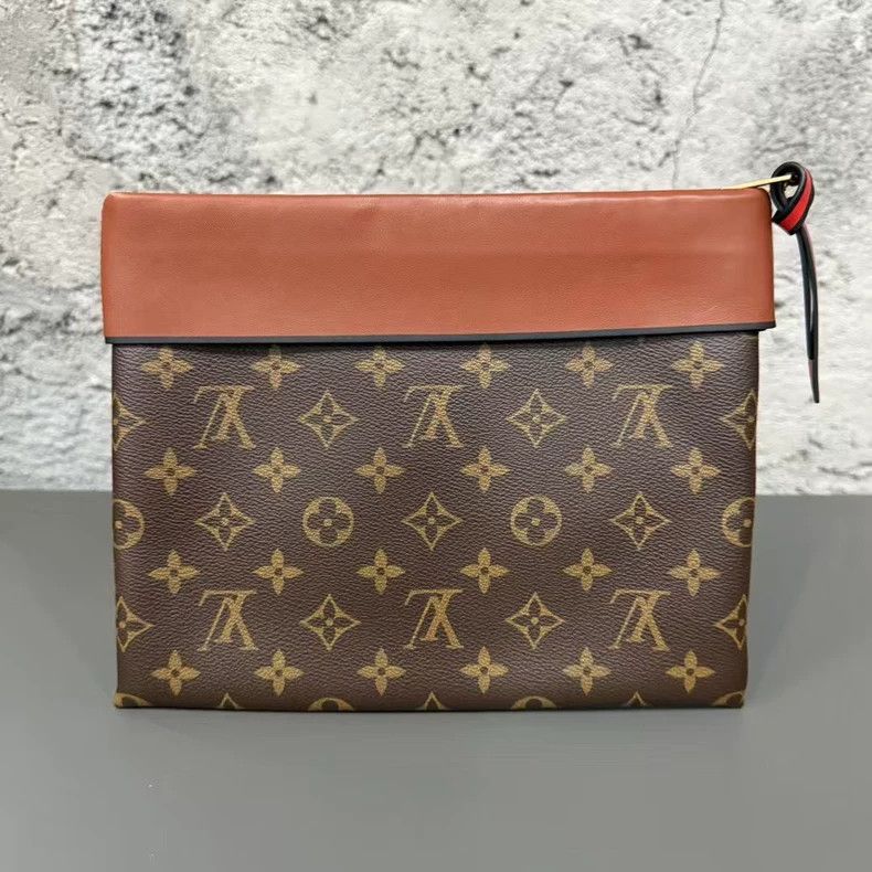 Louis Vuitton Louis Vuitton Handbag with Leather Trim-yf Size ONE SIZE - 2 Thumbnail
