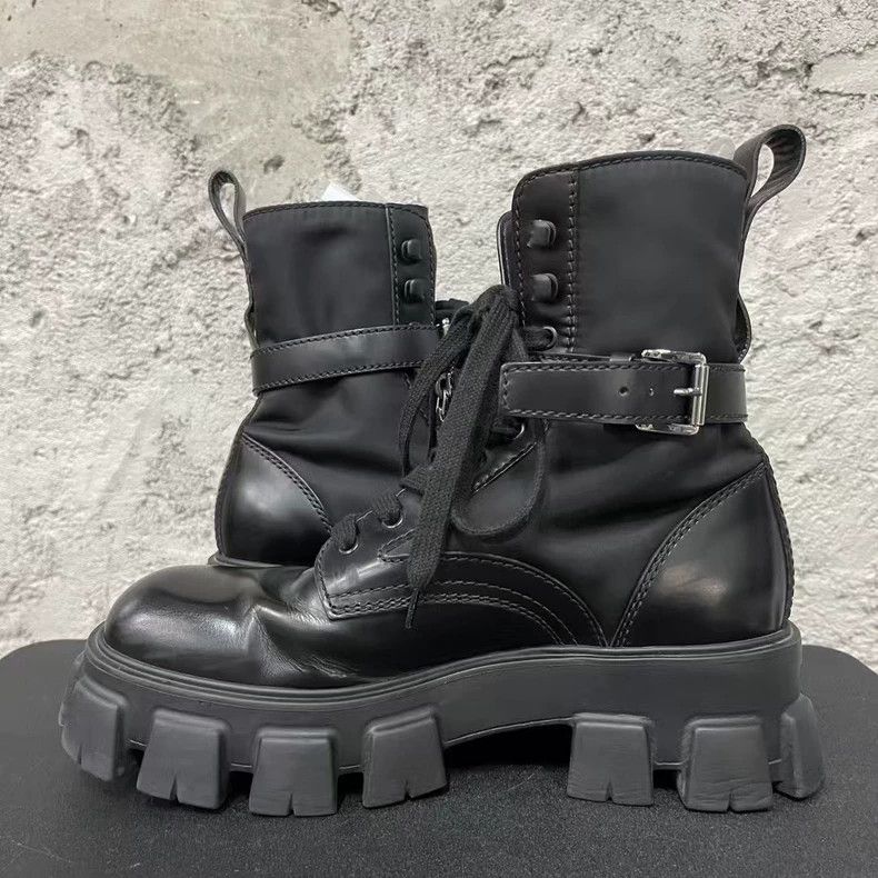 Prada Prada Chunky Black Boots-yf Size US 8 / EU 41 - 5 Thumbnail