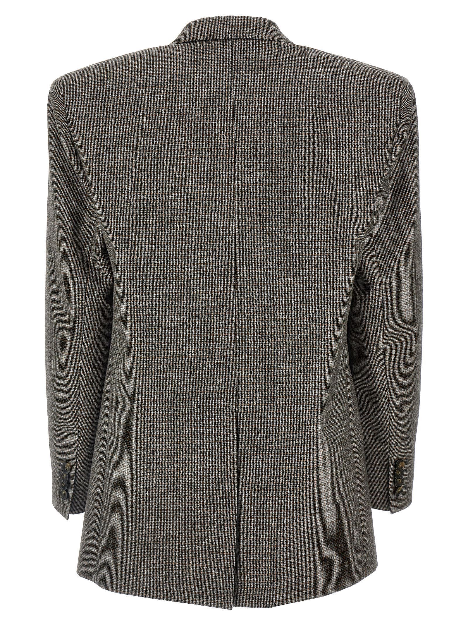 Stella McCartney Single-Breasted Micro Houndstooth Blazer Size XS / US 0-2 / IT 36-38 - 2 Thumbnail