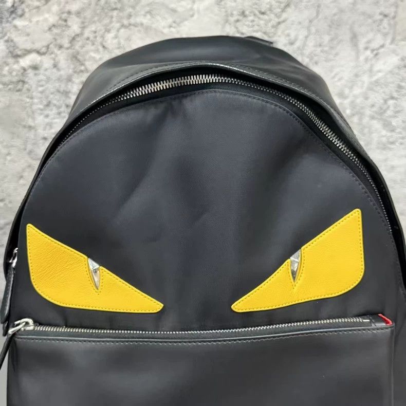 Fendi Fendi Backpack with Yellow Accents-yf Size ONE SIZE - 5 Thumbnail