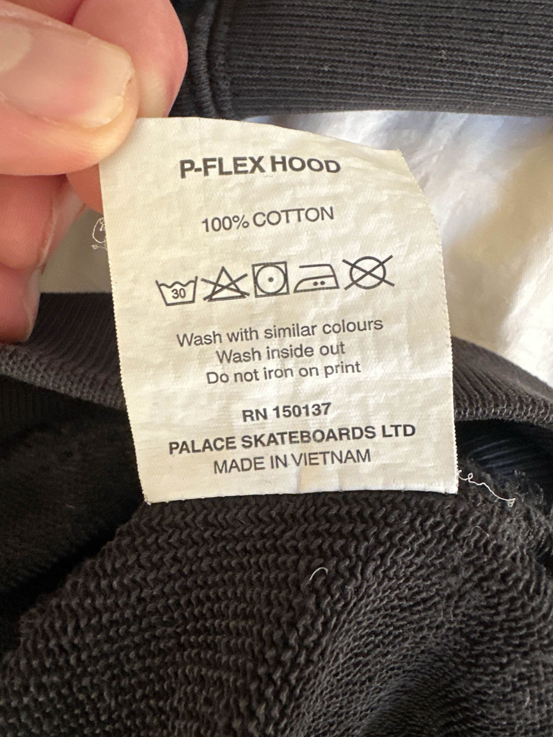 Palace Palace P-FLEX HOOD BLACK Hoodie Size US L / EU 52-54 / 3 - 4 Thumbnail