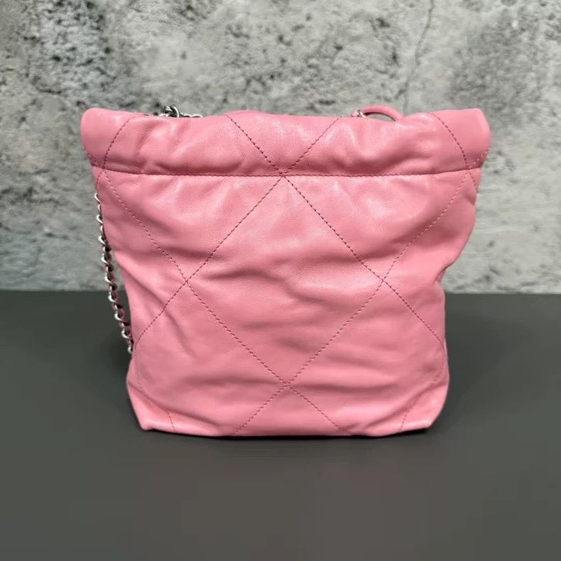 Chanel Chanel Pink Bucket Bag with Chain Strap-yf Size ONE SIZE - 7 Thumbnail