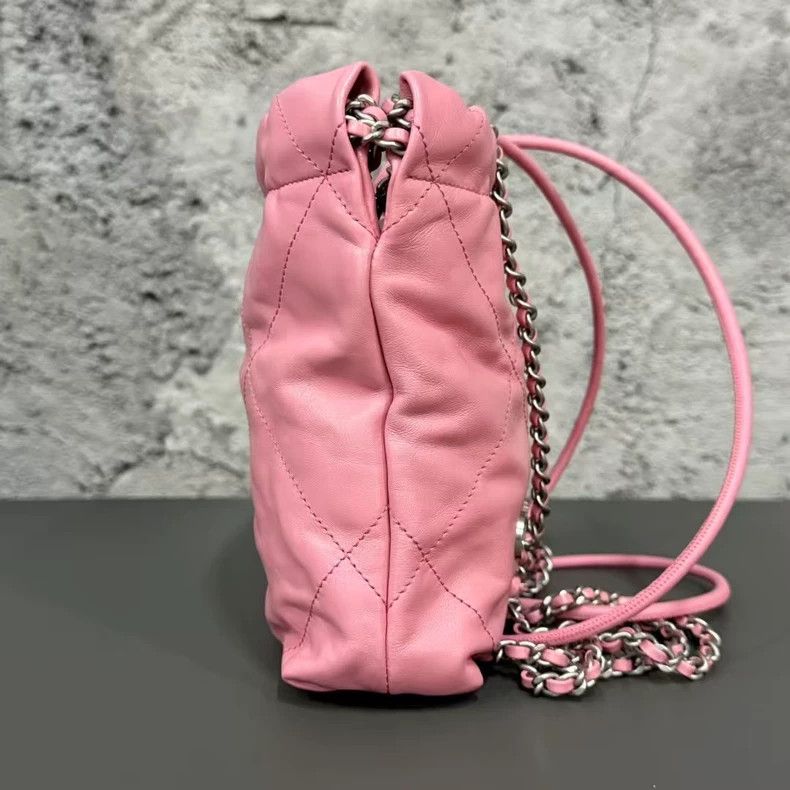 Chanel Chanel Pink Bucket Bag with Chain Strap-yf Size ONE SIZE - 3 Thumbnail