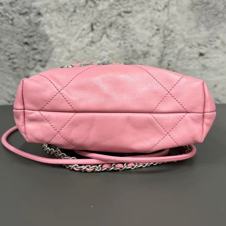 Chanel Chanel Pink Bucket Bag with Chain Strap-yf Size ONE SIZE - 4 Thumbnail