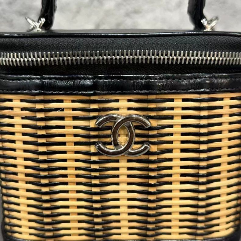 Chanel Chanel Black Bamboo Woven Bag Box-yf Size ONE SIZE - 6 Thumbnail