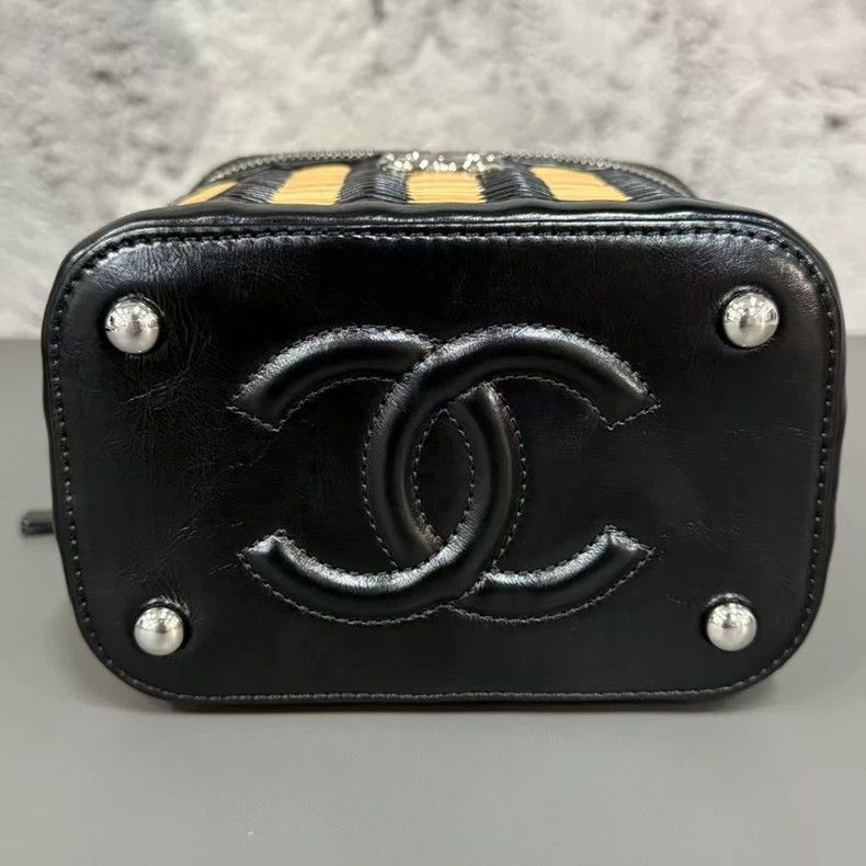 Chanel Chanel Black Bamboo Woven Bag Box-yf Size ONE SIZE - 5 Thumbnail