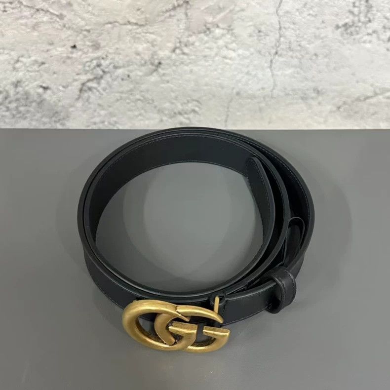Gucci Gucci Belt with Signature GG Buckle-yf Size ONE SIZE - 2 Thumbnail