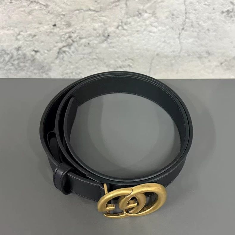 Gucci Gucci Belt with Signature GG Buckle-yf Size ONE SIZE - 3 Thumbnail