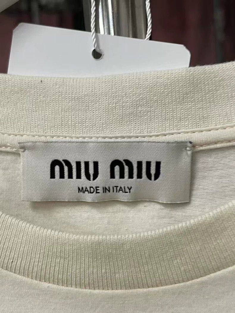 Miu Miu MiuMiu Short Sleeve Top Size Medium-yf Size US M / EU 48-50 / 2 - 6 Thumbnail
