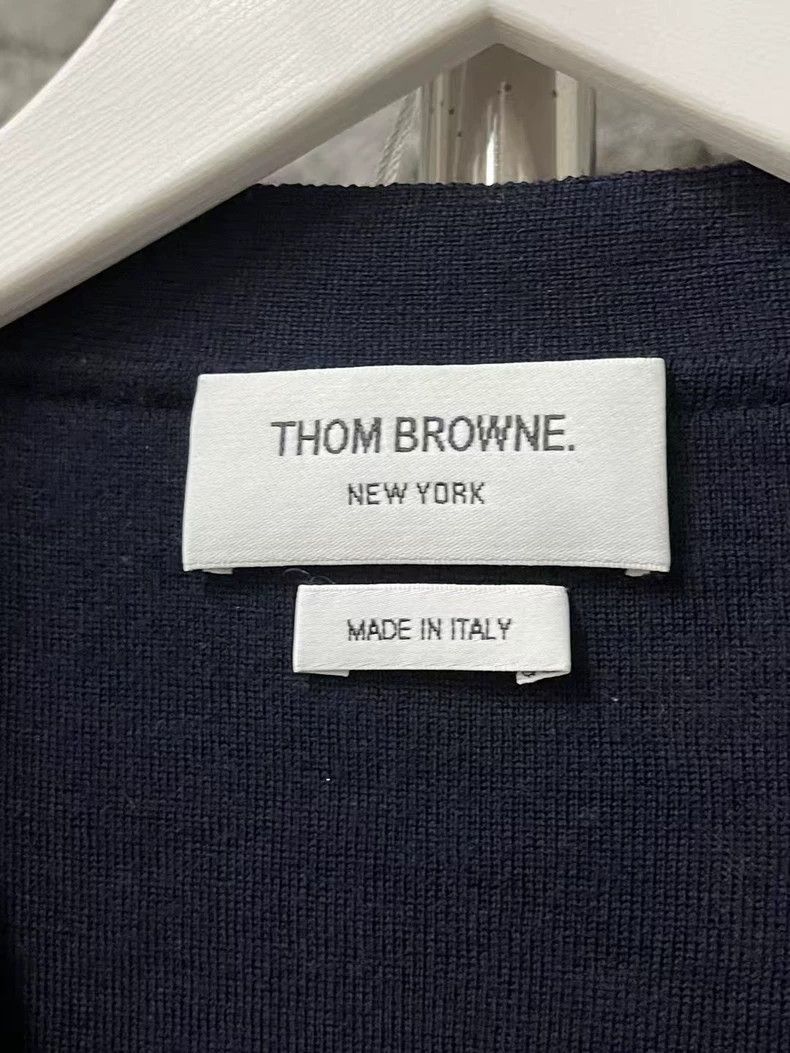 Thom Browne Thom Browne Wool Cardigan with Buttons-yf Size US XXS / EU 40 - 7 Thumbnail