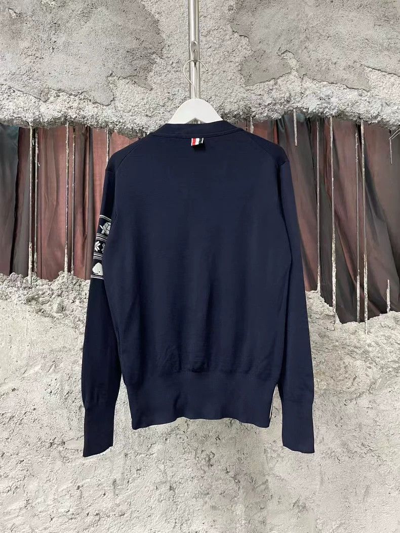 Thom Browne Thom Browne Wool Cardigan with Buttons-yf Size US XXS / EU 40 - 2 Thumbnail