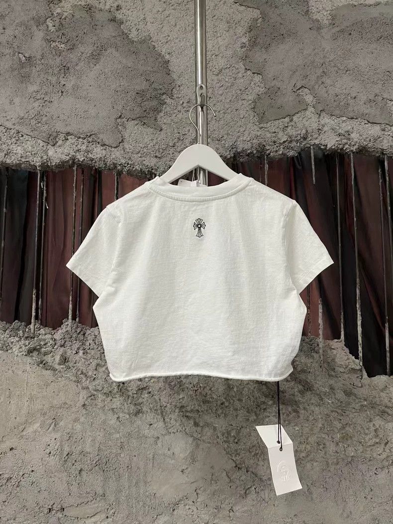 Chrome Hearts Chrome Hearts Short Sleeve Cropped T-Shirt-yf Size US M / EU 48-50 / 2 - 2 Thumbnail
