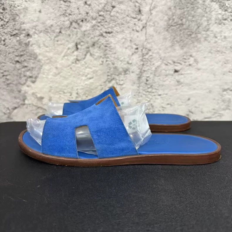 Hermes Hermes Blue Slide Sandals Size 41.5-yf Size US 9.5 / EU 42-43 - 2 Thumbnail