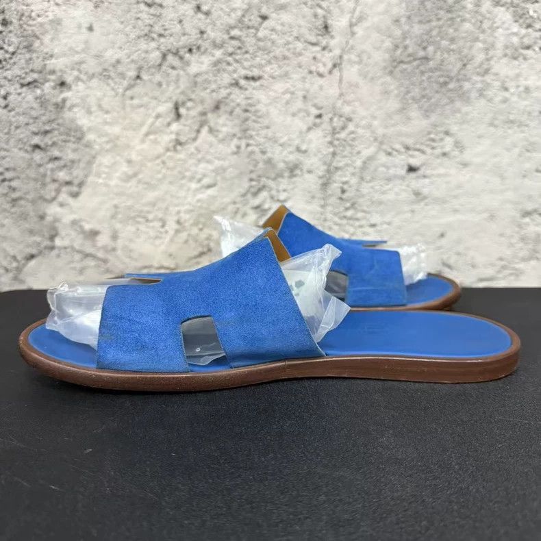 Hermes Hermes Blue Slide Sandals Size 41.5-yf Size US 9.5 / EU 42-43 - 5 Thumbnail