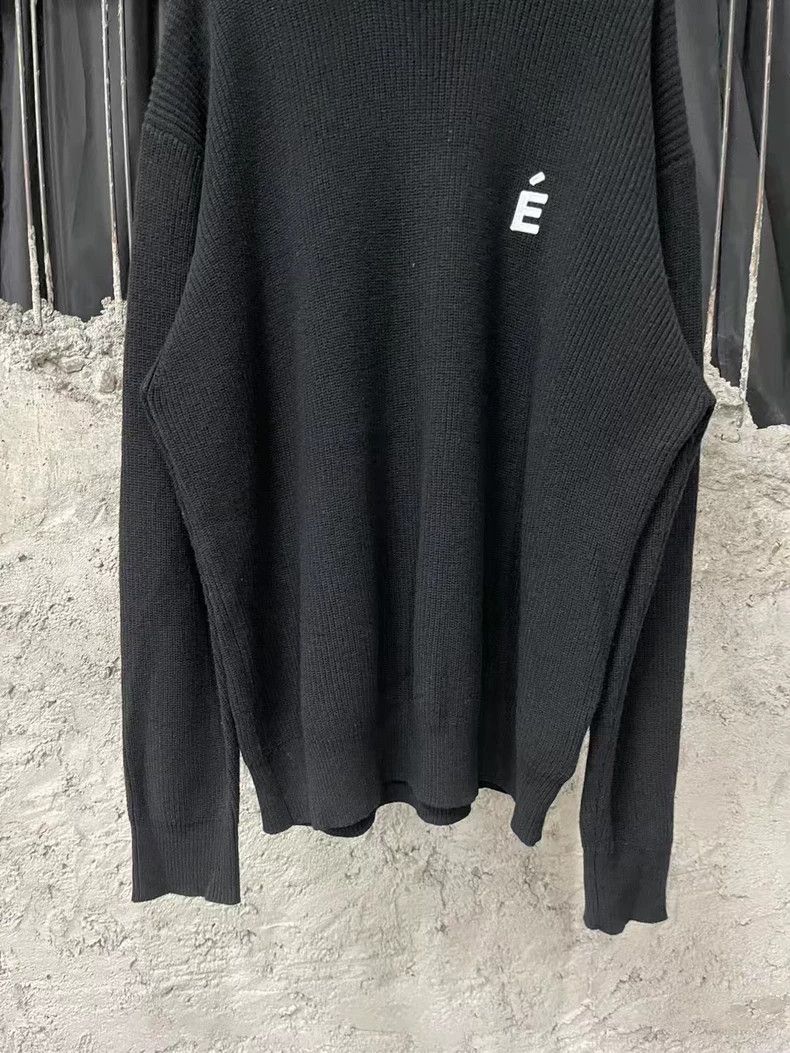 Etudes Etudes Black Sweater with Logo-yf Size US M / EU 48-50 / 2 - 4 Thumbnail