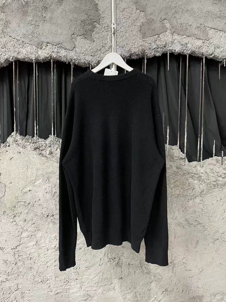 Etudes Etudes Black Sweater with Logo-yf Size US M / EU 48-50 / 2 - 2 Thumbnail