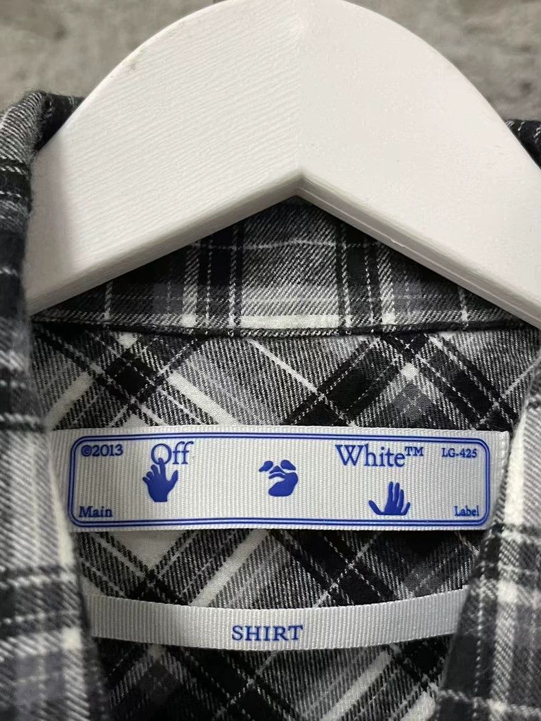 Off-White Off White Plaid Long Sleeve Shirt XL-yf Size US XL / EU 56 / 4 - 7 Thumbnail
