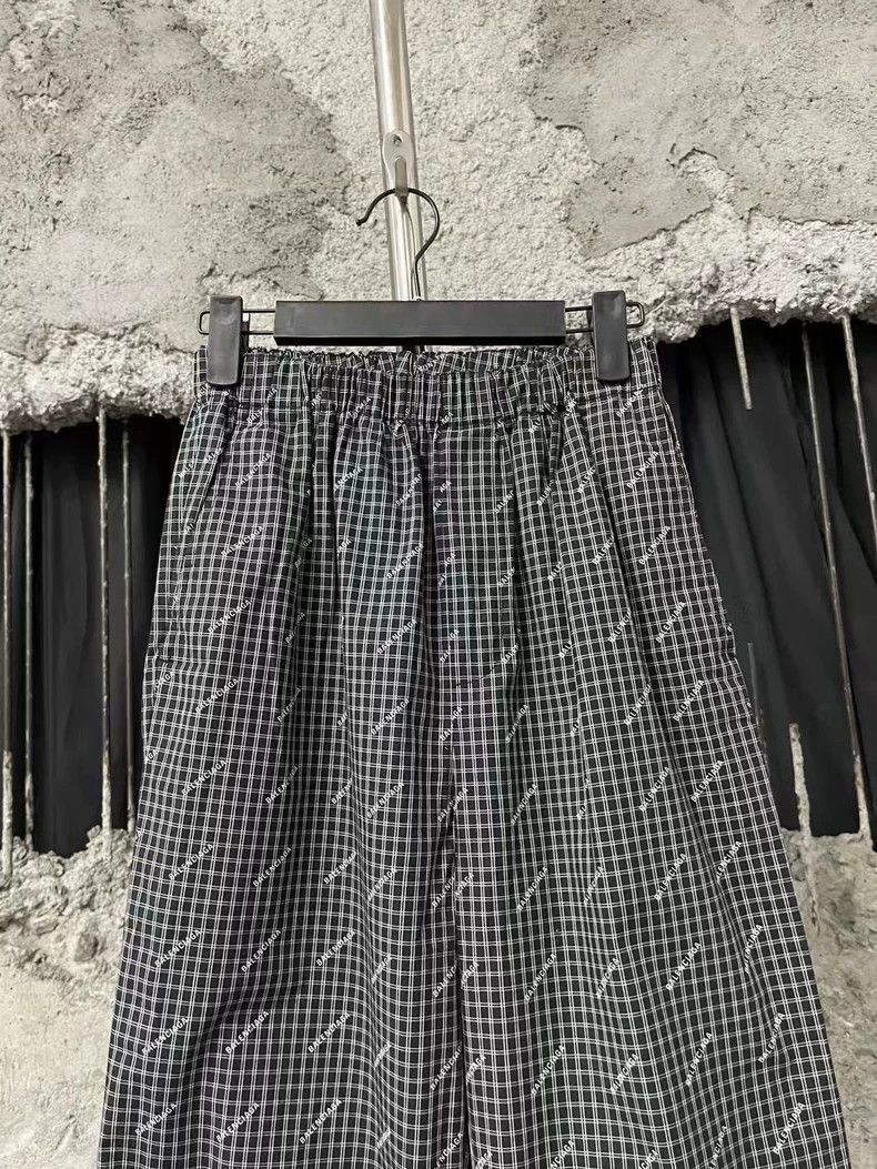 Balenciaga Balenciaga Long Pants Gingham Pattern 44-yf Size US 44 / EU 60 - 3 Thumbnail
