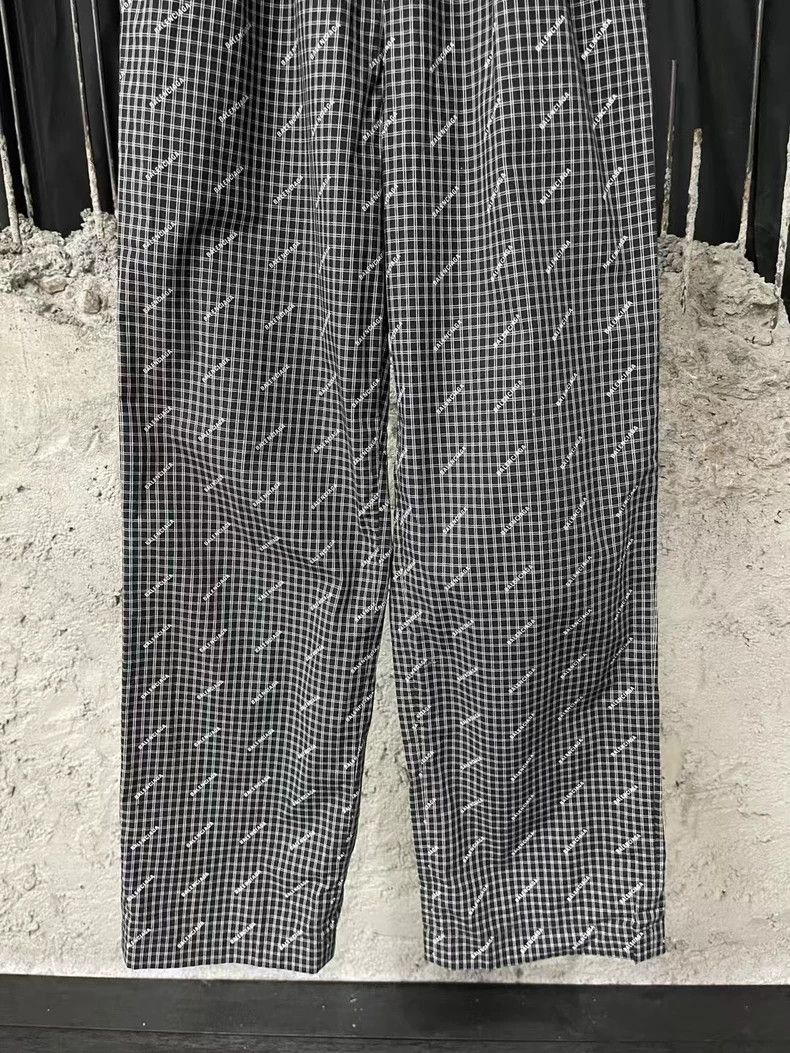 Balenciaga Balenciaga Long Pants Gingham Pattern 44-yf Size US 44 / EU 60 - 4 Thumbnail