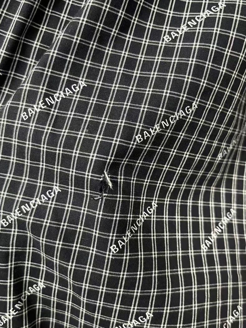Balenciaga Balenciaga Long Pants Gingham Pattern 44-yf Size US 44 / EU 60 - 5 Thumbnail