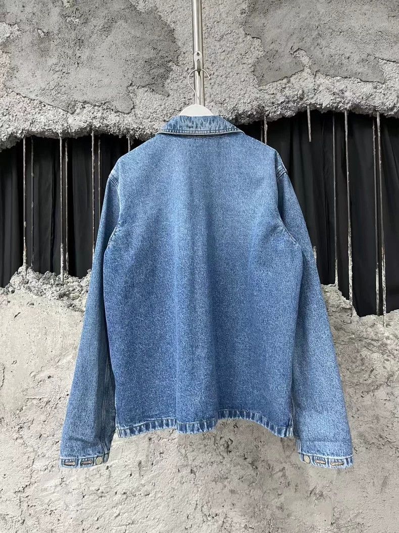 Loewe Denim and Leather Jacket Outerwear-yf