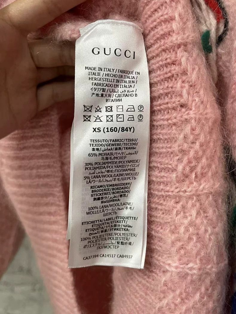 Gucci Gucci Pink Wool Sweater with Animal Design-yf Size US XS / EU 42 / 0 - 6 Thumbnail