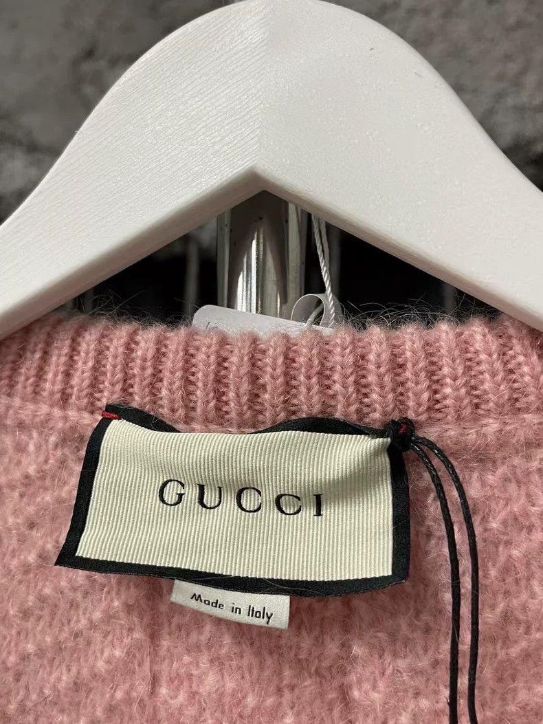 Gucci Gucci Pink Wool Sweater with Animal Design-yf Size US XS / EU 42 / 0 - 5 Thumbnail
