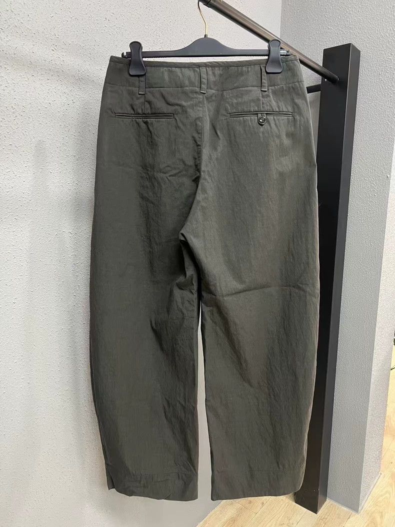 Lemaire Lemaire Gray Wide Leg Casual Pants-yf Size US 40 / EU 56 - 2 Thumbnail