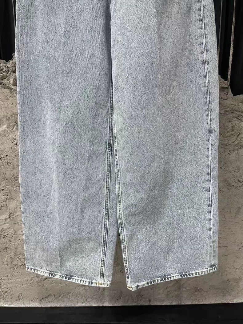 Toteme Toteme Wide Leg Denim Pants in Light Blue-yf Size US 27 - 4 Thumbnail