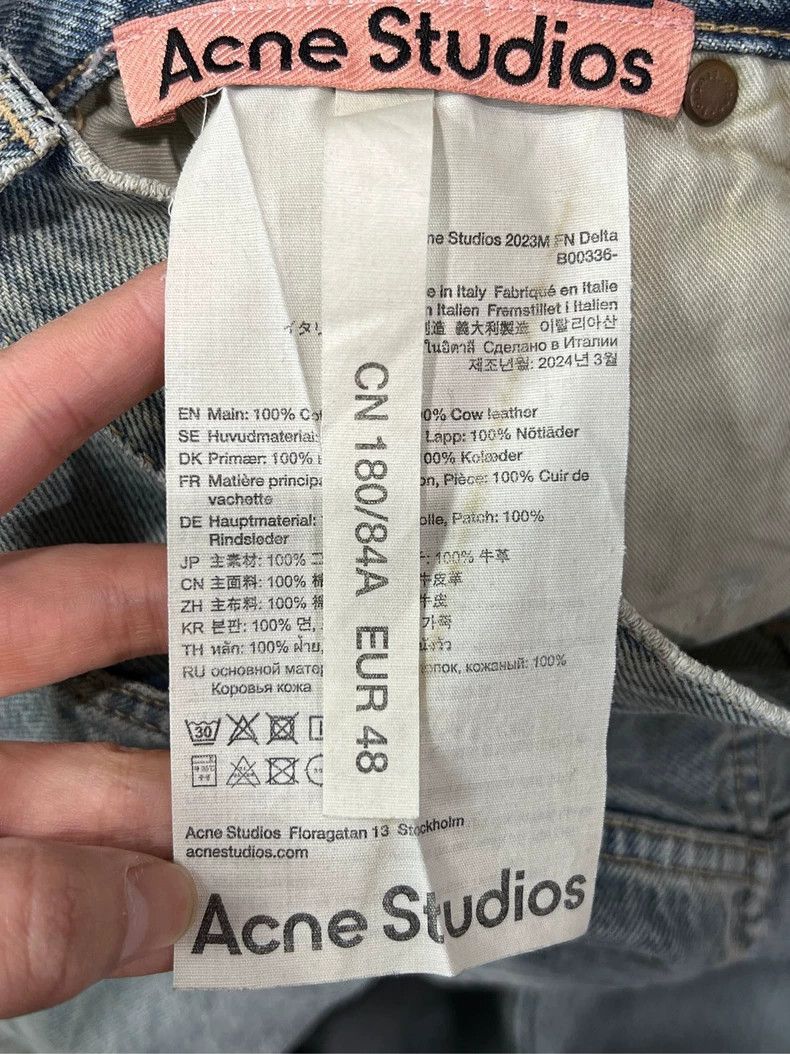 Acne Studios Acne Studios Gray Blue Denim Pants-yf Size US 44 / EU 60 - 4 Thumbnail