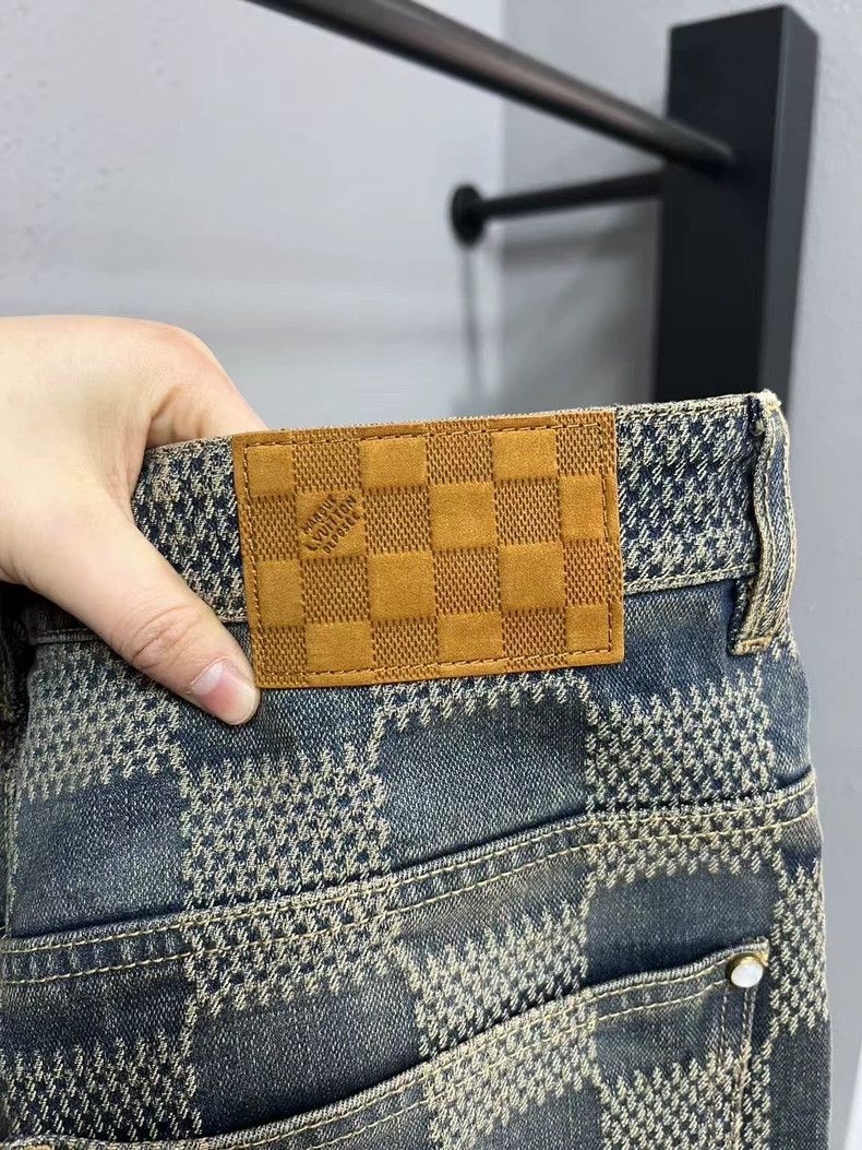 Louis Vuitton Louis Vuitton Mosaic Wash Denim Pants-yf Size US 34 / EU 50 - 5 Thumbnail