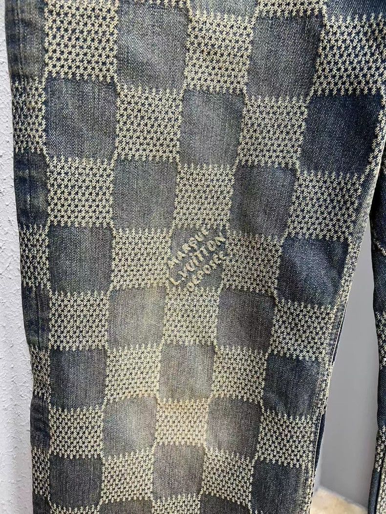 Louis Vuitton Louis Vuitton Mosaic Wash Denim Pants-yf Size US 34 / EU 50 - 4 Thumbnail