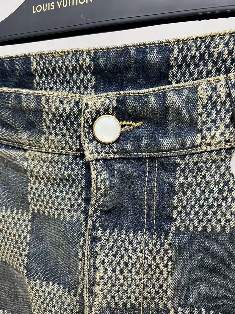 Louis Vuitton Louis Vuitton Mosaic Wash Denim Pants-yf Size US 34 / EU 50 - 3 Thumbnail