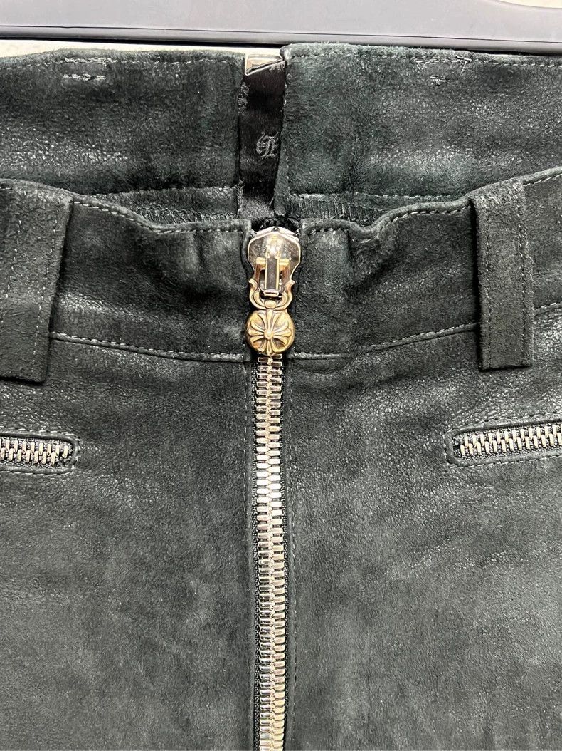 Chrome Hearts Chrome Hearts Suede Zipper Long Pants-yf Size US 27 - 4 Thumbnail