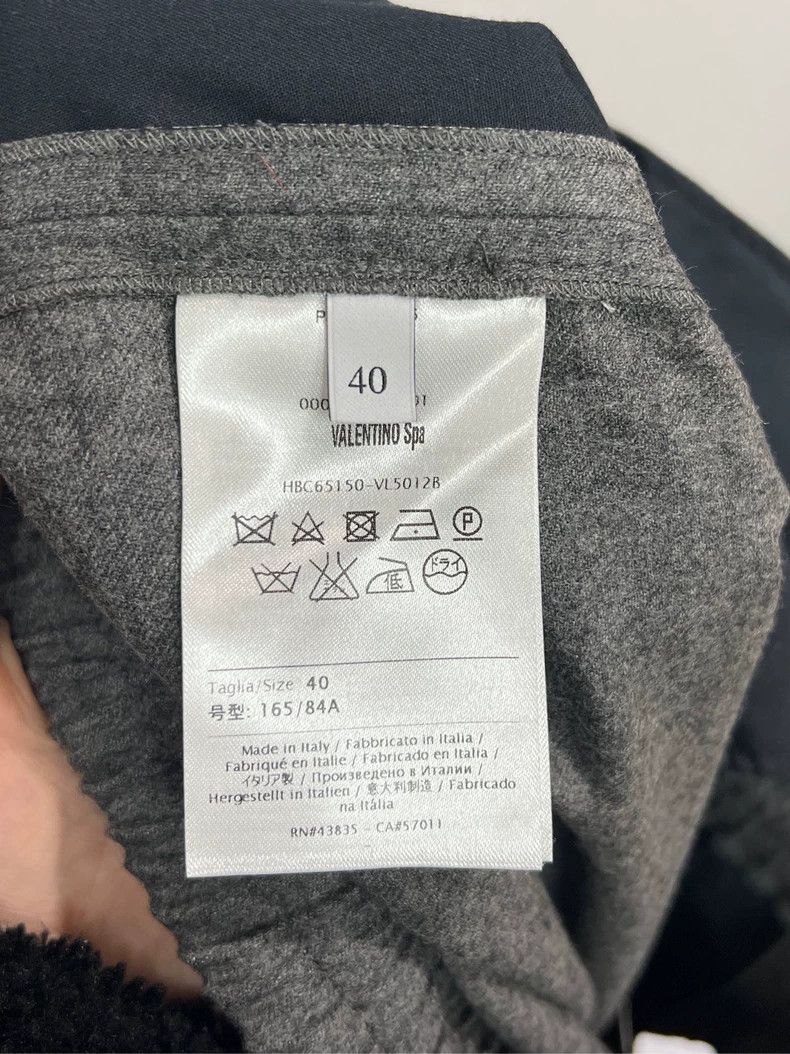 Valentino Valentino Grey Wool Trousers Size 40-yf Size US 40 / EU 56 - 3 Thumbnail
