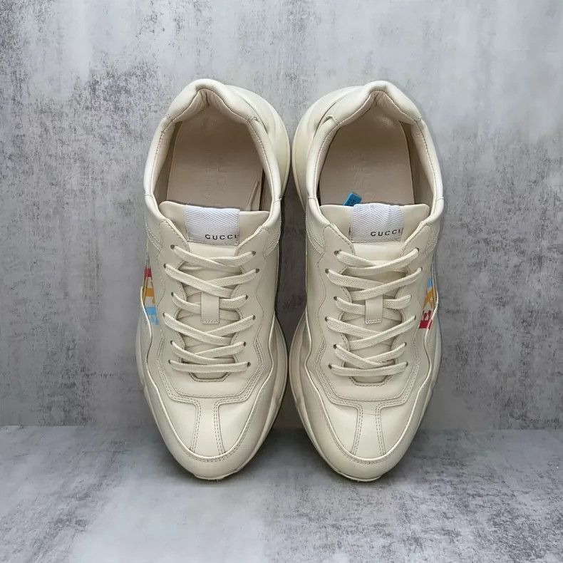Gucci Gucci Colorful Logo Dad Sneakers Size 42.5-yf Size US 10.5 / EU 43-44 - 6 Thumbnail