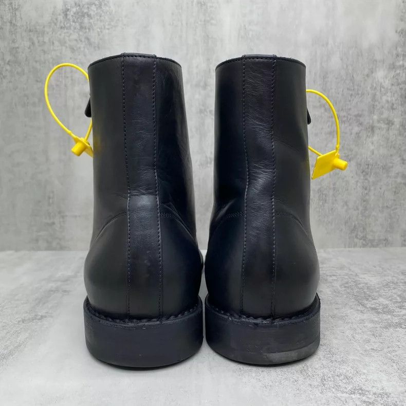 Bottega Veneta Bottega Veneta Black Leather Ankle Boots-yf Size US 10 / EU 43 - 5 Thumbnail