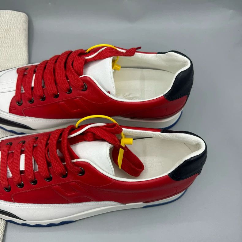 Hermes Hermes Red and White Sports Shoes Size 43-yf Size US 10 / EU 43 - 6 Thumbnail