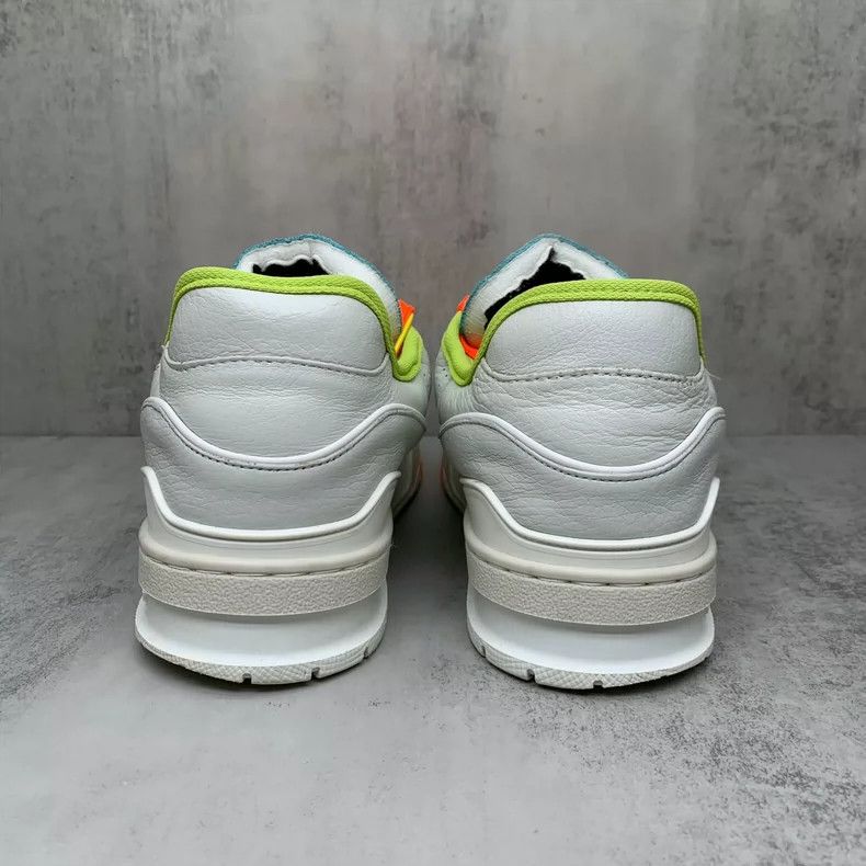 Louis Vuitton Limited Edition LV Trainers Paris Grey Orange-yf Size US 7 / EU 40 - 5 Thumbnail