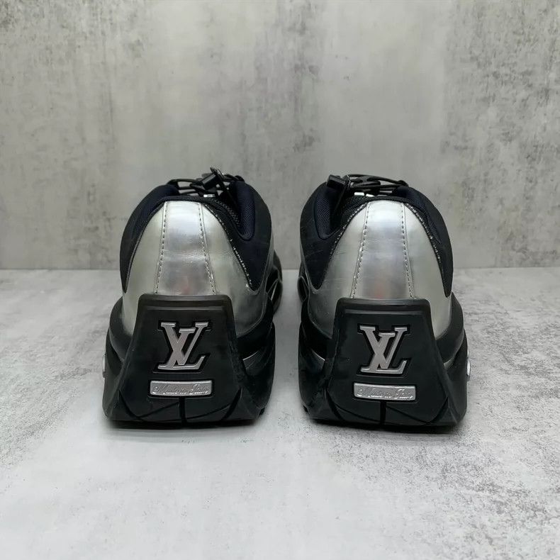 Louis Vuitton LV Silver Mirror Sole Sport Sneakers-yf Size US 6.5 / EU 39-40 - 5 Thumbnail