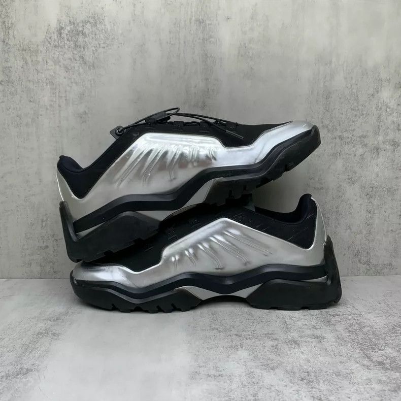 Louis Vuitton LV Silver Mirror Sole Sport Sneakers-yf Size US 6.5 / EU 39-40 - 3 Thumbnail