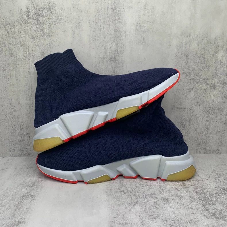 Balenciaga Balenciaga Navy Socks Shoes Size 42-yf Size US 9 / EU 42 - 3 Thumbnail