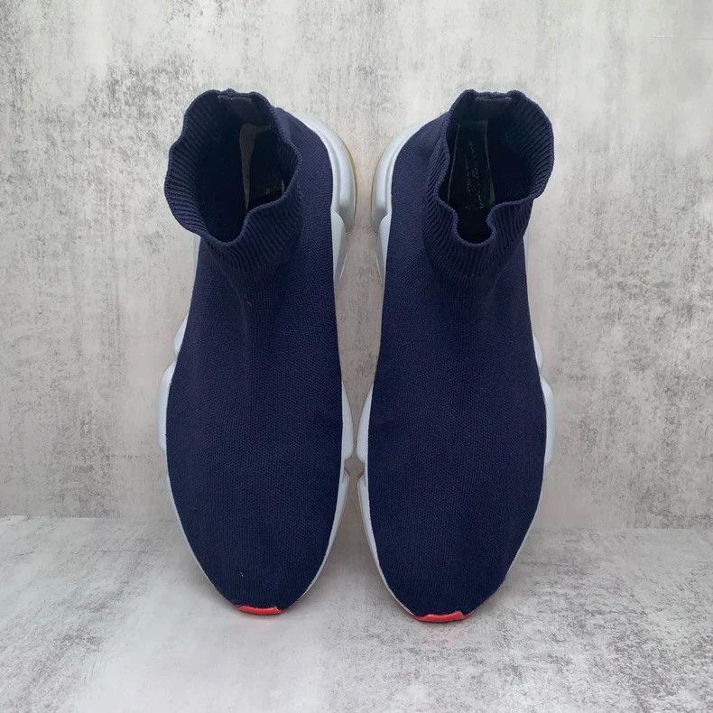 Balenciaga Balenciaga Navy Socks Shoes Size 42-yf Size US 9 / EU 42 - 6 Thumbnail