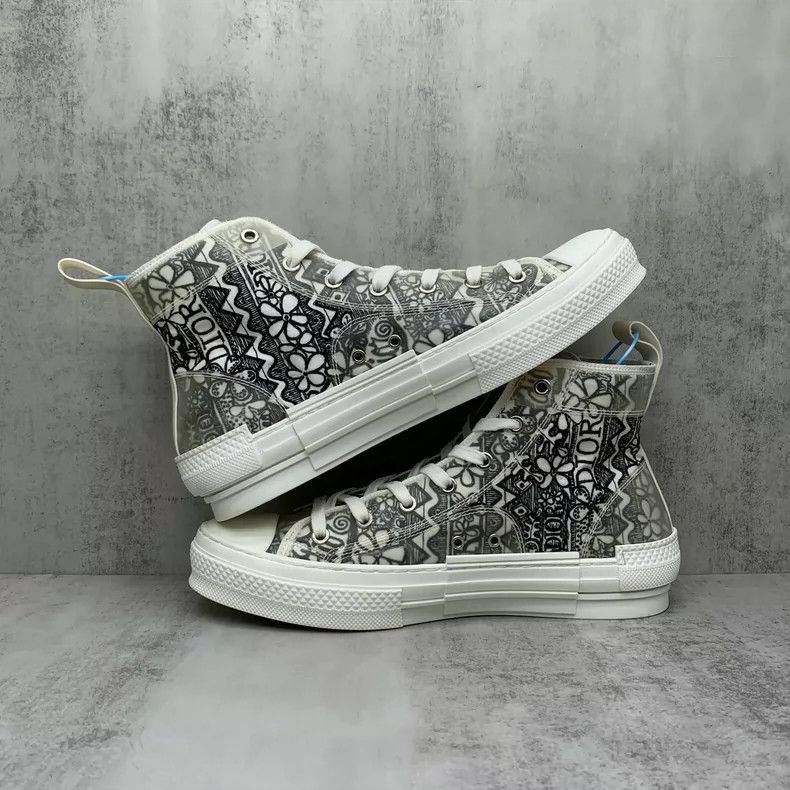 Dior Stussy x Dior High Top Sneakers 41 Size-yf Size US 10 / EU 43 - 3 Thumbnail