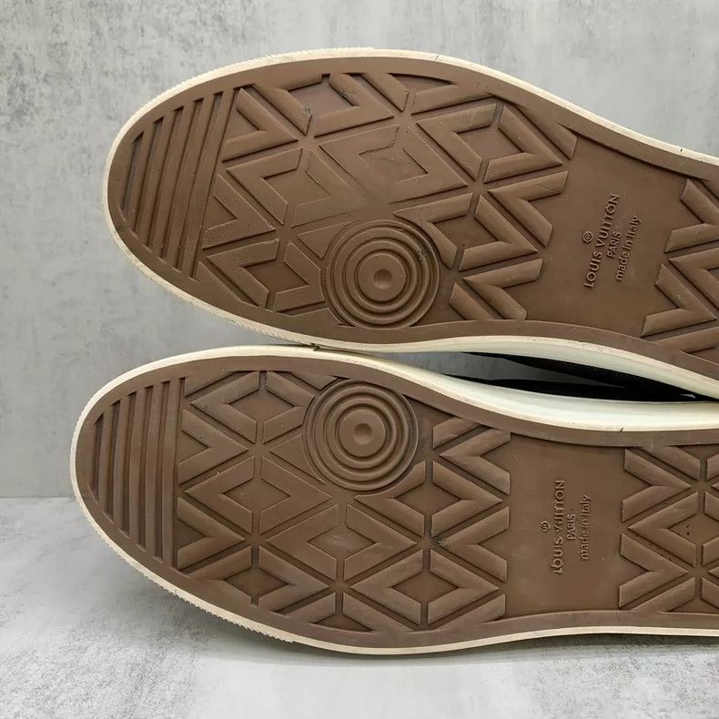 Louis Vuitton Black Checkerboard Board Sneakers Size 9-yf Size US 9 / EU 42 - 8 Thumbnail