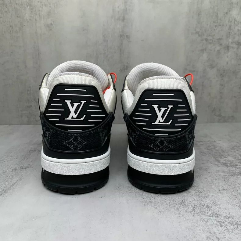 Louis Vuitton Lv Trainer Black and White Sneakers-yf Size US 7 / EU 40 - 5 Thumbnail