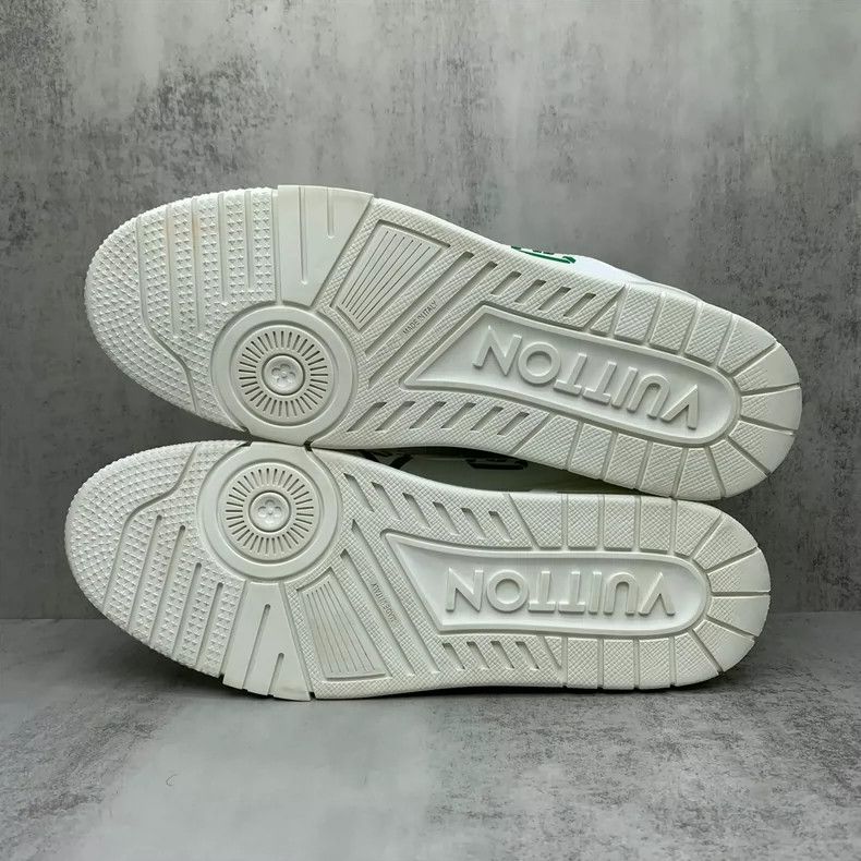 Louis Vuitton LV Trainer Sneakers in Green and White-yf Size US 10 / EU 43 - 7 Thumbnail