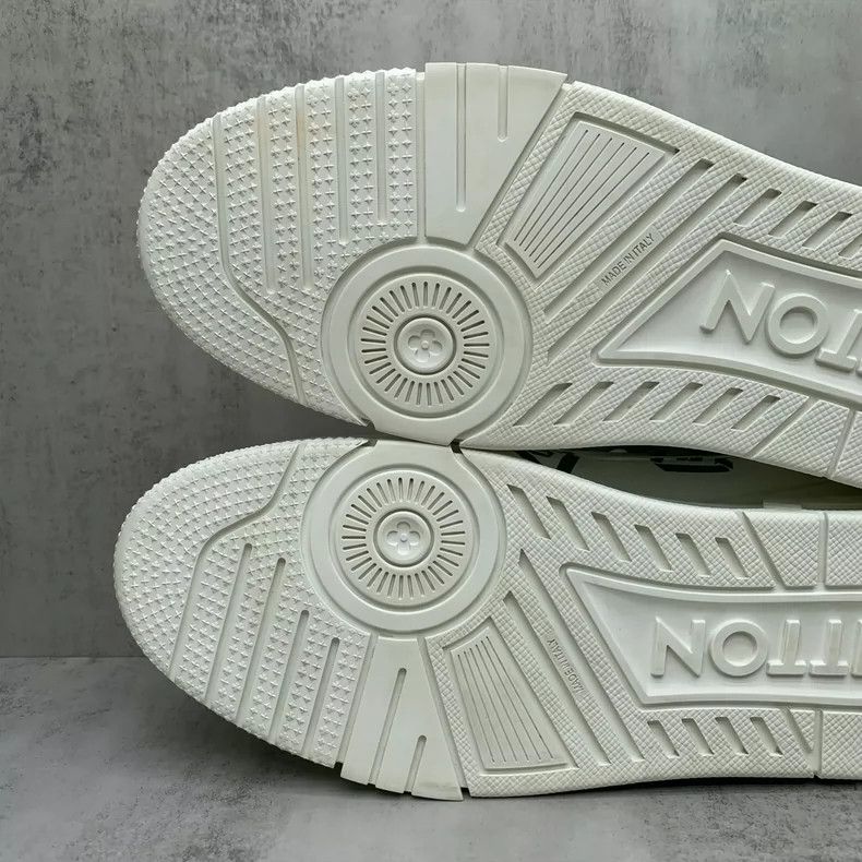 Louis Vuitton LV Trainer Sneakers in Green and White-yf Size US 10 / EU 43 - 8 Thumbnail