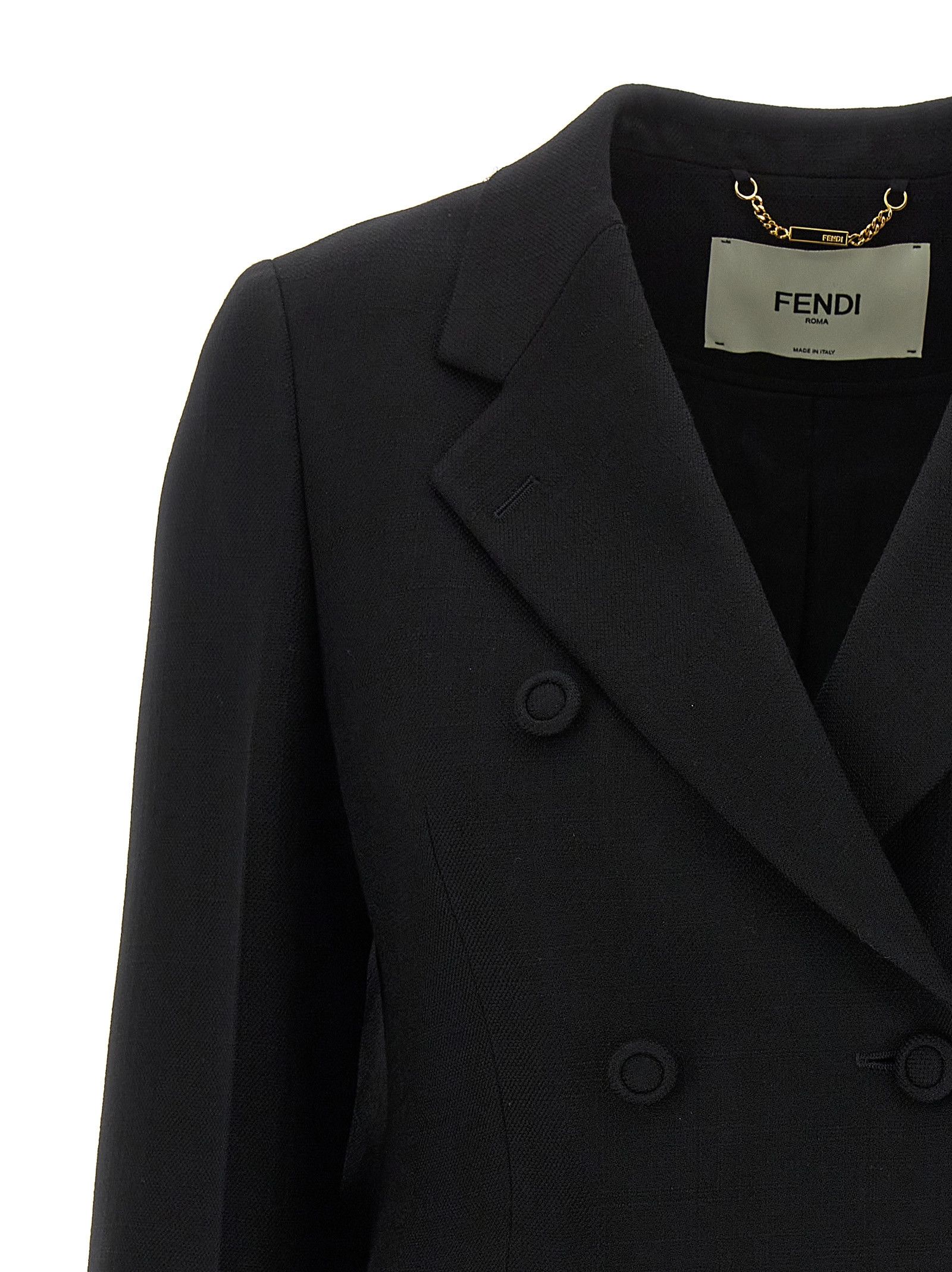 Fendi Double-Breasted Blazer Size S / US 4 / IT 40 - 3 Thumbnail